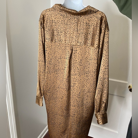 Brown and Black leopard Dot Long Sleeve top JON & ANNA CONTEMPORARY - Picture 5 of 5